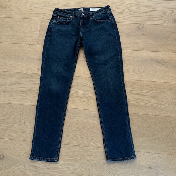 RAG & BONE DRE LOW RISE SLIM BOYFRIEND JEAN SIZE 26- EXCELLENT CONDITION - Picture 1 of 3